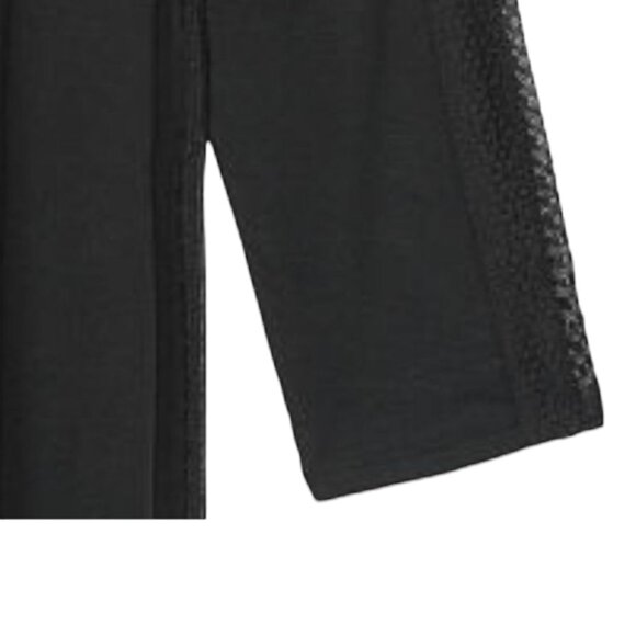 Victoria Secrete Black Longsleeve Nightgown With Lace Detail Size Small - Picture 10 of 16